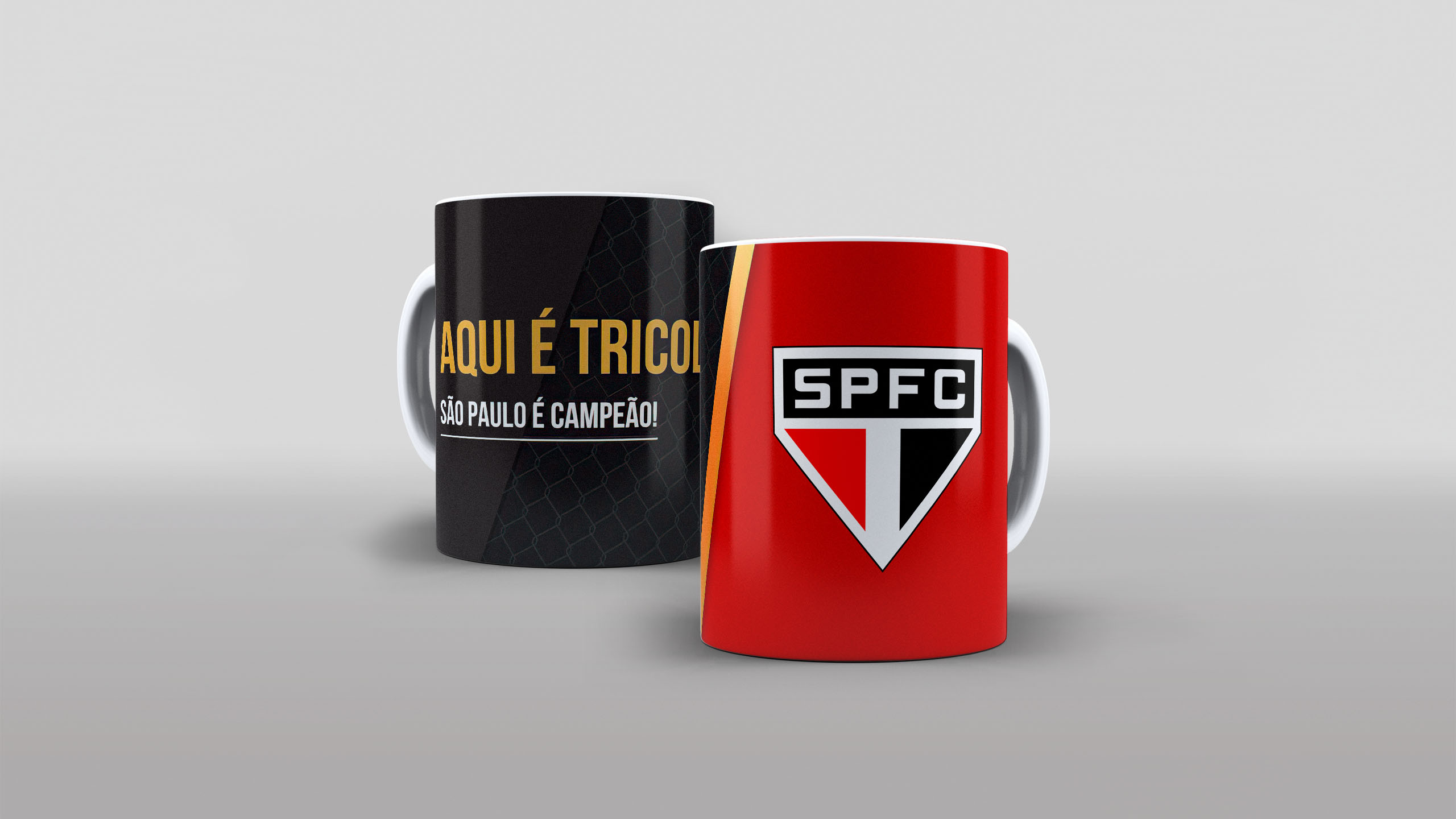 Caneca São Paulo - Aqui é tricolor