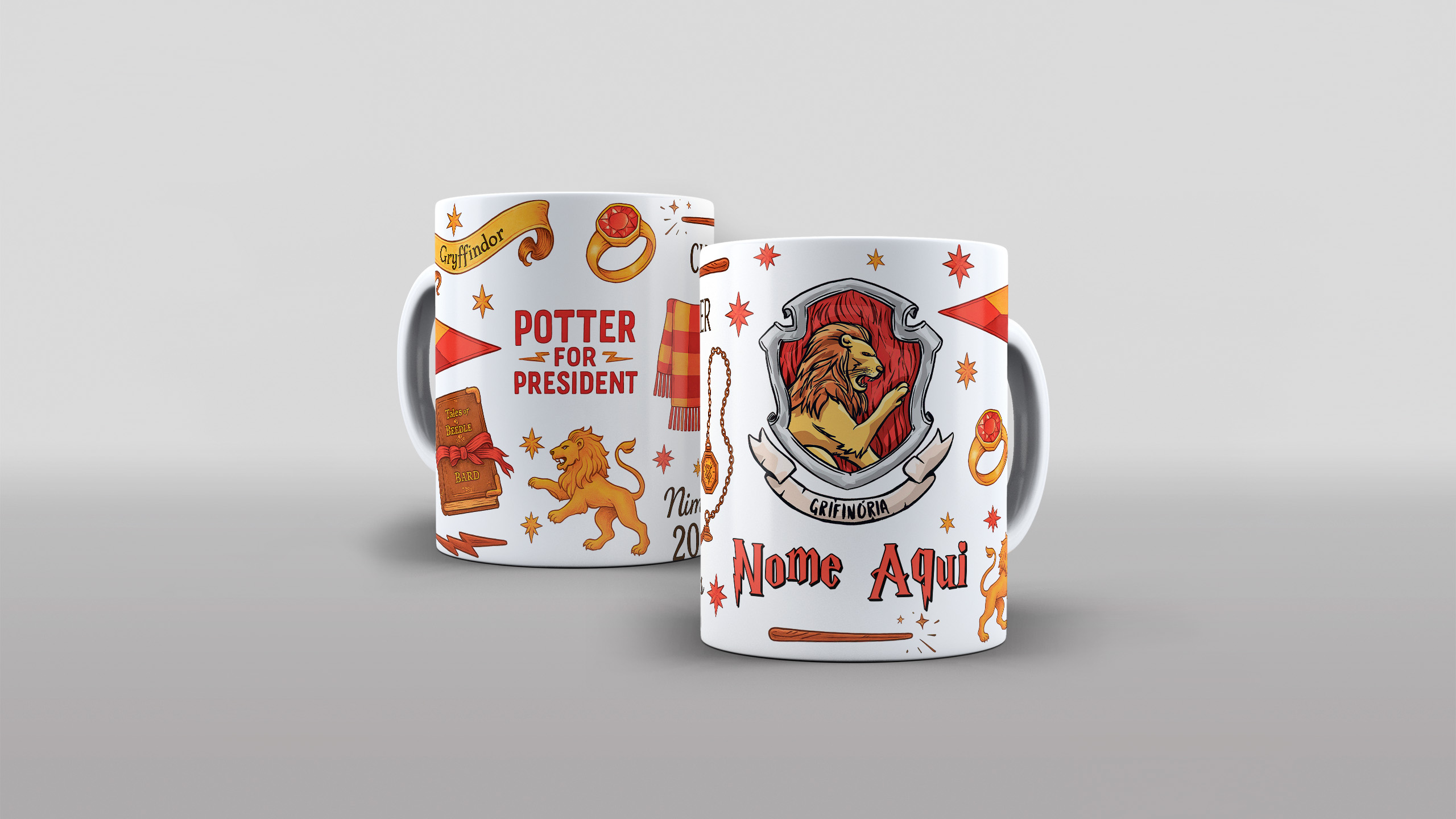 Caneca Casas Harry Potter