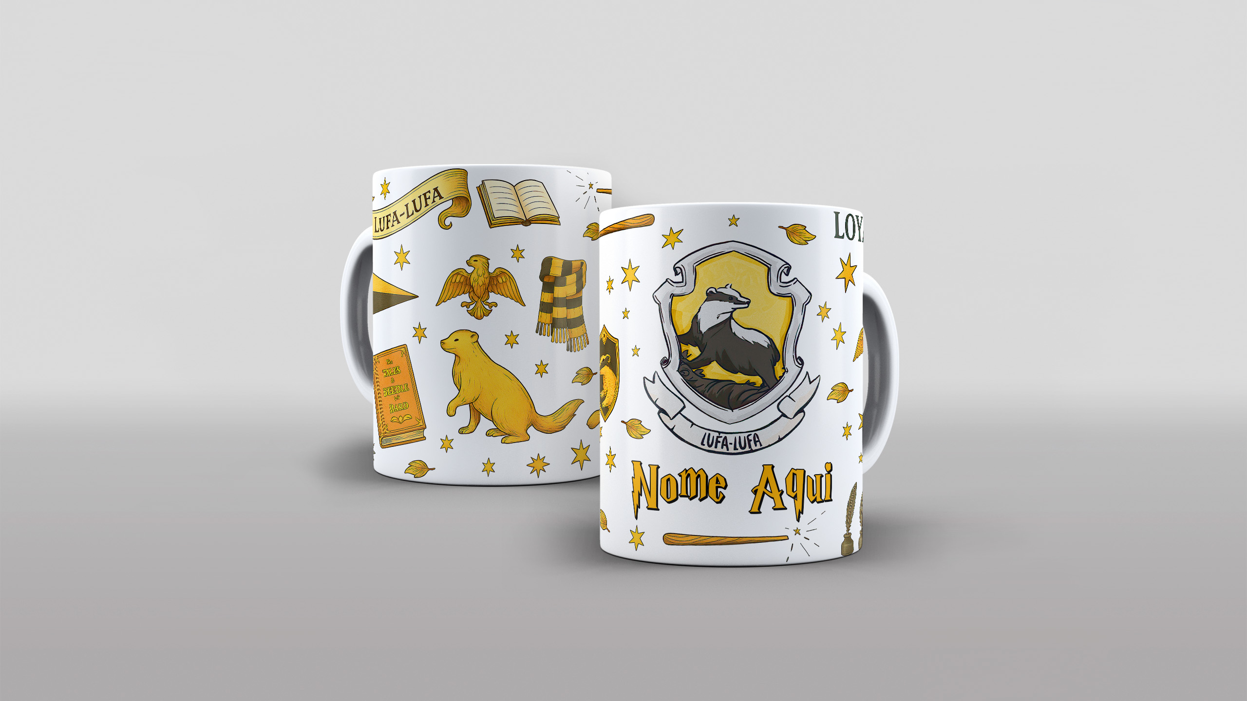 Caneca Casas Harry Potter