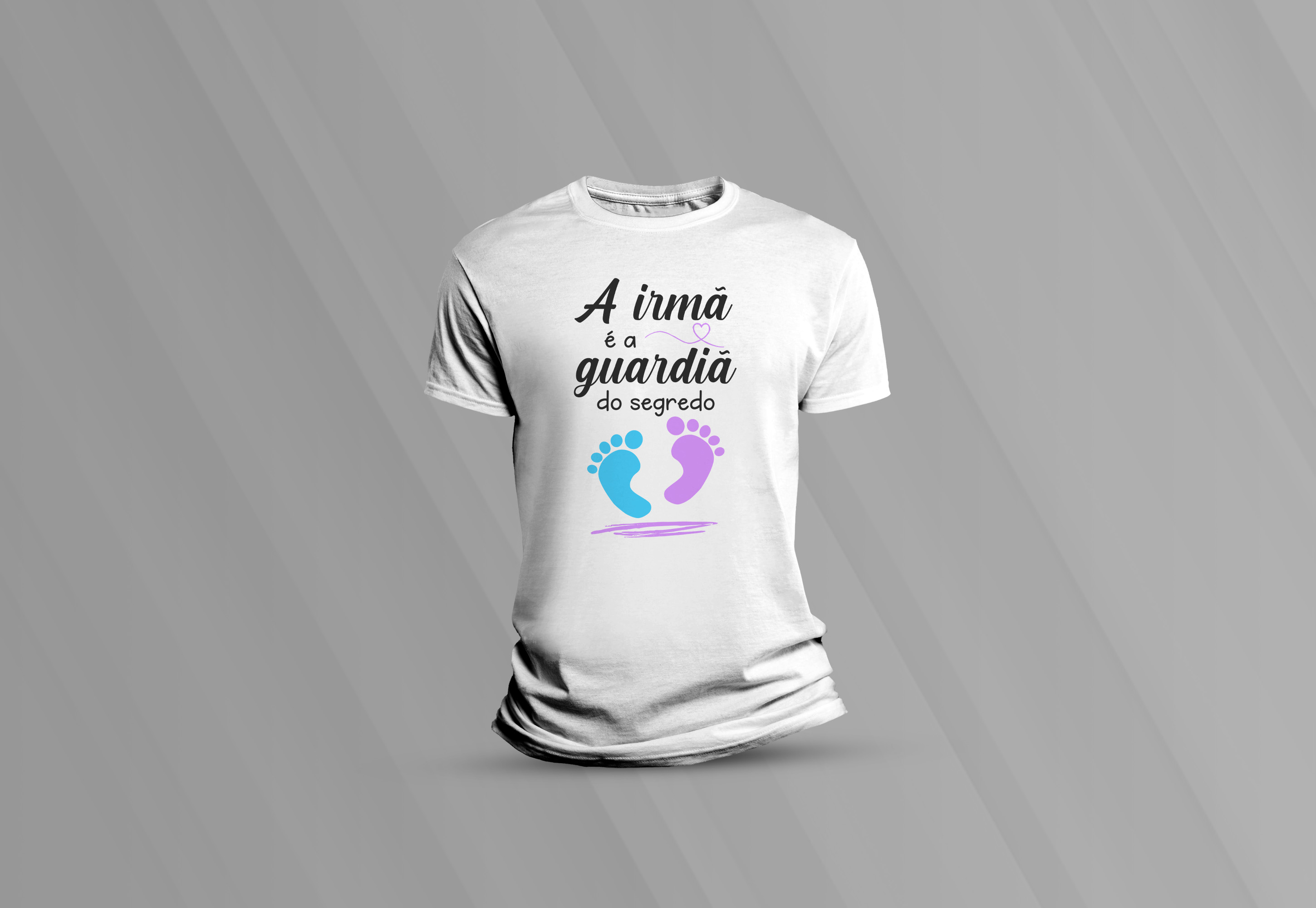 Camiseta A irmã é a guardiã do segredo pra camiseta